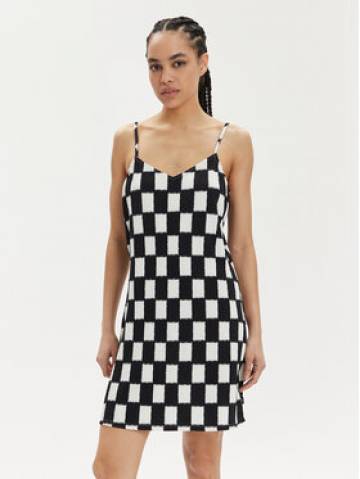 Vans Літня сукня Benton Checker Cami Dress VN000GB3 Чорний Slim Fit Vans Літня сукня Benton Checker Cami Dress VN000GB3 Чорний Slim Fit