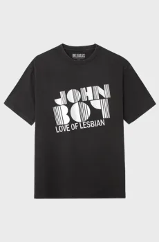 Мужская черная футболка Love Of Lesbian Черный S SPRINGFIELD 1453686