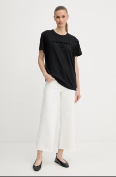 Хлопковая футболка Twinset