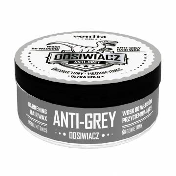 Мужской воск для закрашивания седых волос Venita Men Anti-Grey Darkening Hair Wax, Medium Tones, 75 г Мужской воск для закрашивания седых волос Venita Men Anti-Grey Darkening Hair Wax, Medium Tones, 75 г