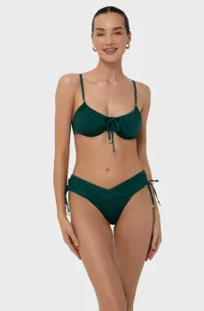 Женский темно-зеленый лиф от купальника Зеленый 44B MARC&ANDRE L2519-Y-822