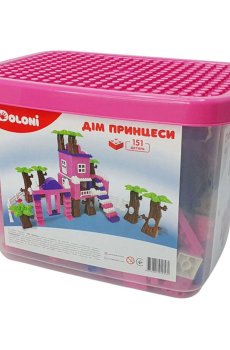 Конструктор Doloni Дом Принцессы, 151 деталь, от 3 лет (013888/03)