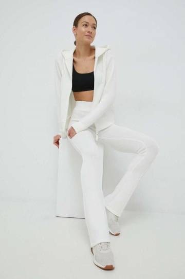 Кофта Guess женская цвет бежевый с капюшоном с принтом Кофта Guess женская цвет бежевый с капюшоном с принтом