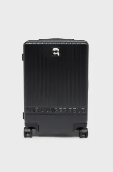 Женский черный чемодан 48 см trolley Черный ONESIZE Karl Lagerfeld A1W30421