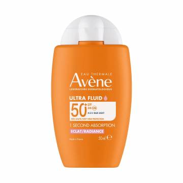 Солнцезащитный ультра-флюид для лица и шеи Avene Eau Thermale Ultra Fluid Radiance, SPF 50+, 50 мл Солнцезащитный ультра-флюид для лица и шеи Avene Eau Thermale Ultra Fluid Radiance, SPF 50+, 50 мл