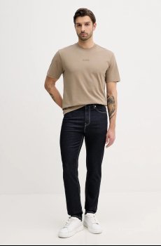 Хлопковая футболка BOSS Green Tee 10