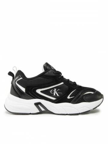 Calvin Klein Jeans Снікерcи Retro Tennis Su-Mesh wN YW0YW00891 Чорний Calvin Klein Jeans Снікерcи Retro Tennis Su-Mesh wN YW0YW00891 Чорний