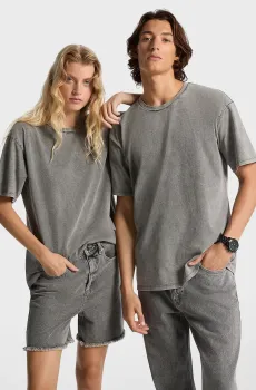 Серая футболка GMTWSH TUNIC (унисекс) Серый XS Michael Kors UR552JM36A