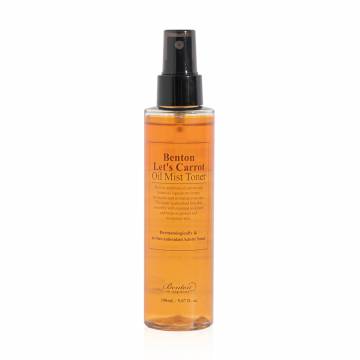 Двухфазный тонер-мист для лица Benton Lets Carrot Oil Mist Toner с маслом моркови, 150 мл Двухфазный тонер-мист для лица Benton Lets Carrot Oil Mist Toner с маслом моркови, 150 мл
