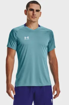 Мужская голубая футболка UA Accelerate Голубой S Under Armour 1373302-433