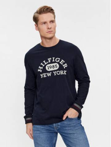 Tommy Hilfiger Longsleeve Collegiate MW0MW32591 Cиній Regular Fit