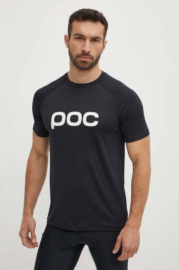 Велосипедная футболка POC Reform Enduro цвет чёрный с принтом Велосипедная футболка POC Reform Enduro цвет чёрный с принтом
