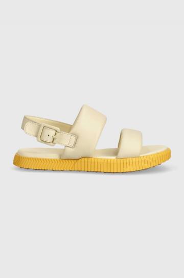 Кожаные сандалии Sorel ONA STREETWORKS GO-TO FL женские цвет бежевый 2070231292 Кожаные сандалии Sorel ONA STREETWORKS GO-TO FL женские цвет бежевый 2070231292