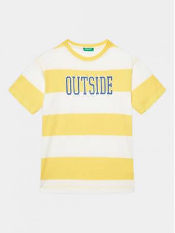 United Colors Of Benetton Футболка 3ZNBC10BN Жовтий Regular Fit United Colors Of Benetton Футболка 3ZNBC10BN Жовтий Regular Fit
