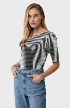 Женская футболка в полоску Разноцветный M Mexx MF007807341W