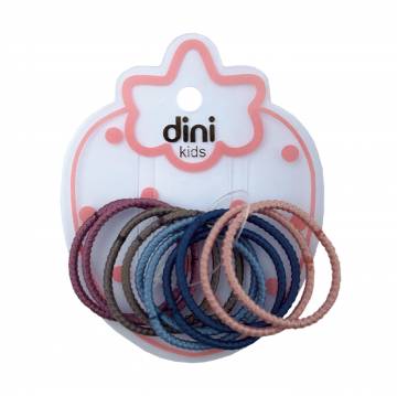 Набор резинок для волос Dini Kids мини, цветной, 10 шт (d-2953) Набор резинок для волос Dini Kids мини, цветной, 10 шт (d-2953)