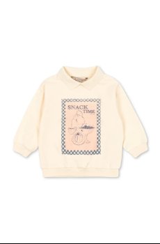 Детская хлопковая кофта Konges Sløjd SPOTTY LS POLO GOTS