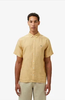 Мужская бежевая рубашка Бежевый 41 Lacoste CH5699TIXQ