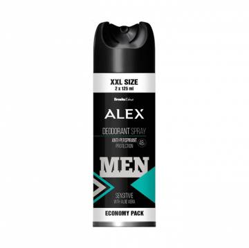 Мужской дезодорант-спрей Bradoline Alex XXL Sensitive Deodorant Spray, 250 мл Мужской дезодорант-спрей Bradoline Alex XXL Sensitive Deodorant Spray, 250 мл