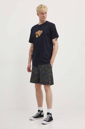 Хлопковые шорты Dickies SALTVILLE цвет синий DK0A4YSH