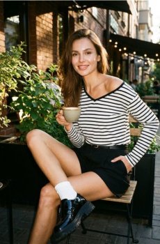 Джемпер з довгим рукавом - різнобарвний