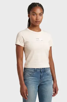 Женская белая футболка Baby Белый S G-Star RAW D28940,E385