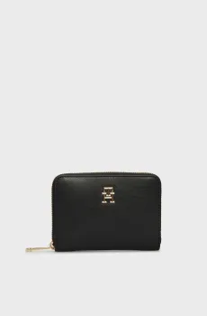 Женский черный кошелек TH CHIC MED FLAP CORP Черный ONESIZE Tommy Hilfiger AW0AW16330