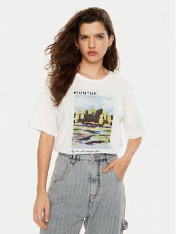 Munthe Футболка Silane 244110024460 Білий Regular Fit Munthe Футболка Silane 244110024460 Білий Regular Fit