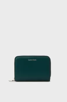 Женский бирюзовый кожаный кошелек MEDIUM Бирюзовый ONESIZE Calvin Klein LV04F1075G