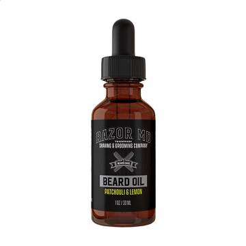 Мужское масло для бороды Razor MD Beard Oil Пачули и лимон, 30 мл Мужское масло для бороды Razor MD Beard Oil Пачули и лимон, 30 мл