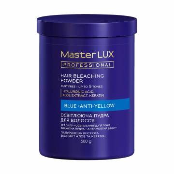 Осветляющая пудра для волос Master LUX Professional Hair Bleaching Powder, Blue, 500 г Осветляющая пудра для волос Master LUX Professional Hair Bleaching Powder, Blue, 500 г