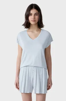 Женская светло-серая футболка MODY Серый L Etam 6525471