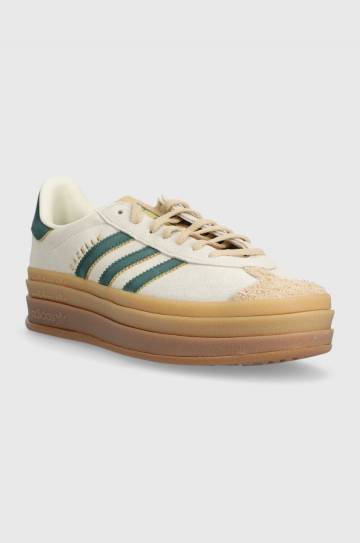 Замшевые кроссовки adidas Originals Gazelle Bold цвет бежевый ID7056 Замшевые кроссовки adidas Originals Gazelle Bold цвет бежевый ID7056