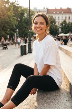 Капрі легінси з мереживом - чорний