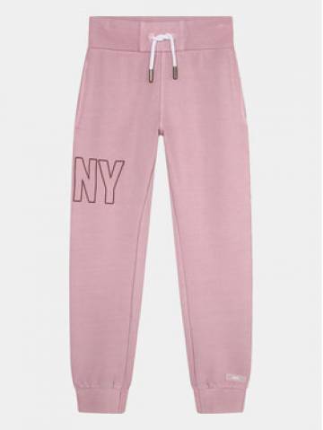 DKNY Спортивні штани D54000 D Рожевий Regular Fit DKNY Спортивні штани D54000 D Рожевий Regular Fit