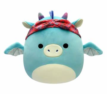 Мяка іграшка Squishmallows Дракон у бандані 19 см (SQCR04125) Мяка іграшка Squishmallows Дракон у бандані 19 см (SQCR04125)