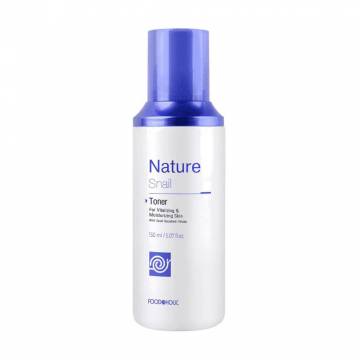 Восстанавливающий тонер для лица Food A Holic Nature Snail Skin Care Toner с муцином улитки, 150 мл Восстанавливающий тонер для лица Food A Holic Nature Snail Skin Care Toner с муцином улитки, 150 мл