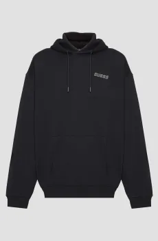 Мужское черное худи Черный XL Guess Z4YQ00.K9V31;JBLK