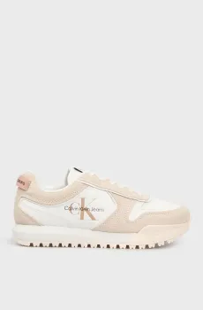 Женские кожаные кроссовки TOOTHY RUNNER IRREGULAR LINES W Разноцветный 40 Calvin Klein YW0YW00934