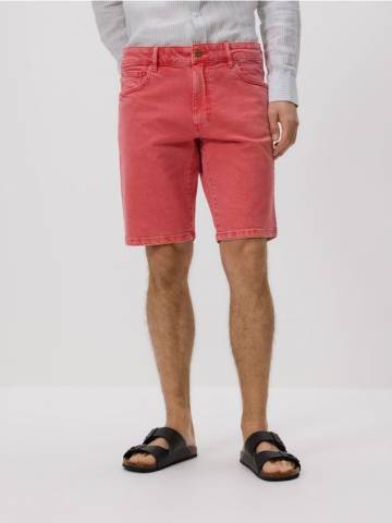 Reserved - Джинсові шорти прямого крою - помаранчевий - 8573H-32J