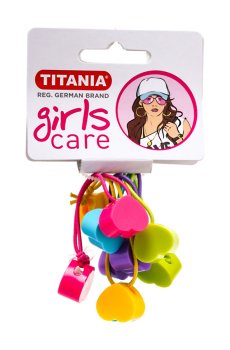 Набор резинок для волос Titania Heart 5 шт (7983 GIRL)