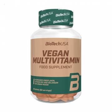 Витаминно-минеральный комплекс BioTech USA Vegan Multivitamin, 60 таблеток