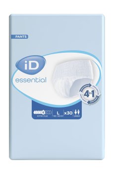 Подгузники-трусы для взрослых ID Essential Extra Plus, размер Large (100-140 см), 30 шт