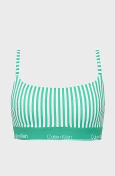 Женский лиф от купальника в полоску SQUARE NECK BRALETTE Разноцветный XS Calvin Klein LV00Q61130