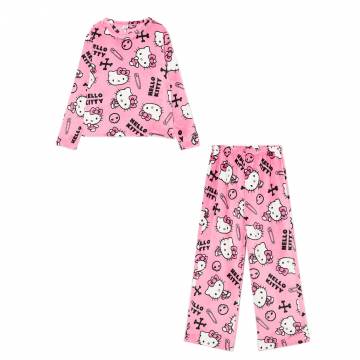 Cropp - Піжамний комплект із двох предметів Hello Kitty - рожевий Cropp - Піжамний комплект із двох предметів Hello Kitty - рожевий