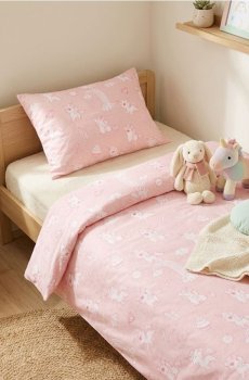 Комплект постільної білизни з футбольним мотивом - різнобарвний