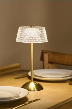 LED лампа на USB - золотий