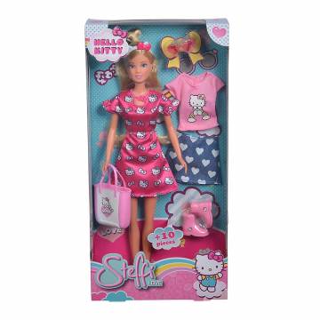 Лялька Steffi & Evi Love Hello Kitty Літня прогулянка з аксесуарами (9283013) Лялька Steffi & Evi Love Hello Kitty Літня прогулянка з аксесуарами (9283013)