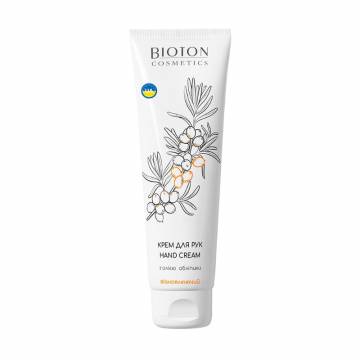 Восстанавливающий крем для рук Bioton Cosmetics Hand Cream с облепиховым маслом, 100 мл Восстанавливающий крем для рук Bioton Cosmetics Hand Cream с облепиховым маслом, 100 мл
