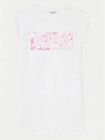Guess Повсякденна сукня J5GK06 KAE24 Білий Regular Fit Guess Повсякденна сукня J5GK06 KAE24 Білий Regular Fit